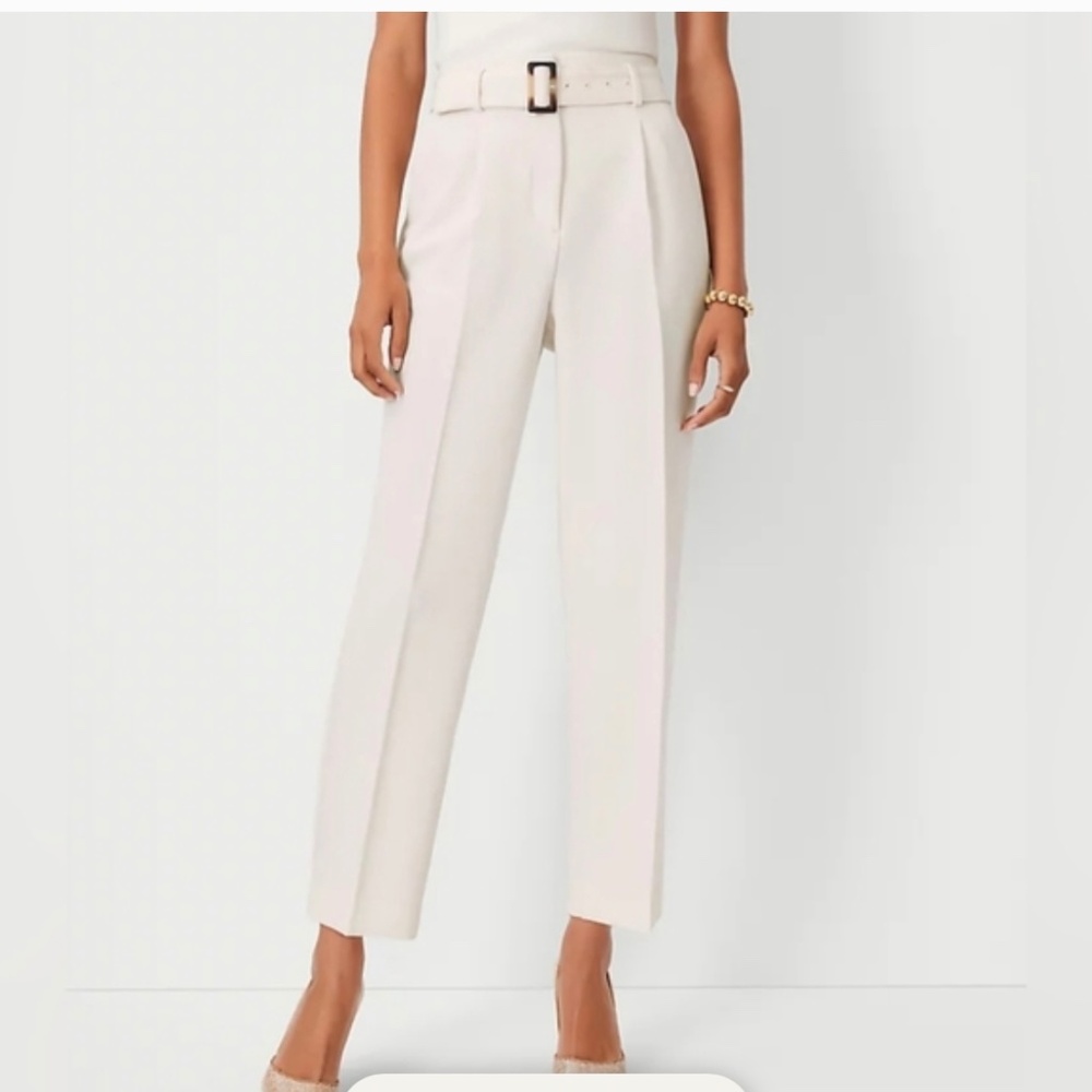 Ann Taylor belted taper pants used size 8P